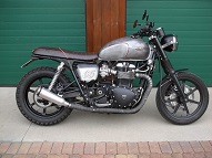 sella cafè racer triumph